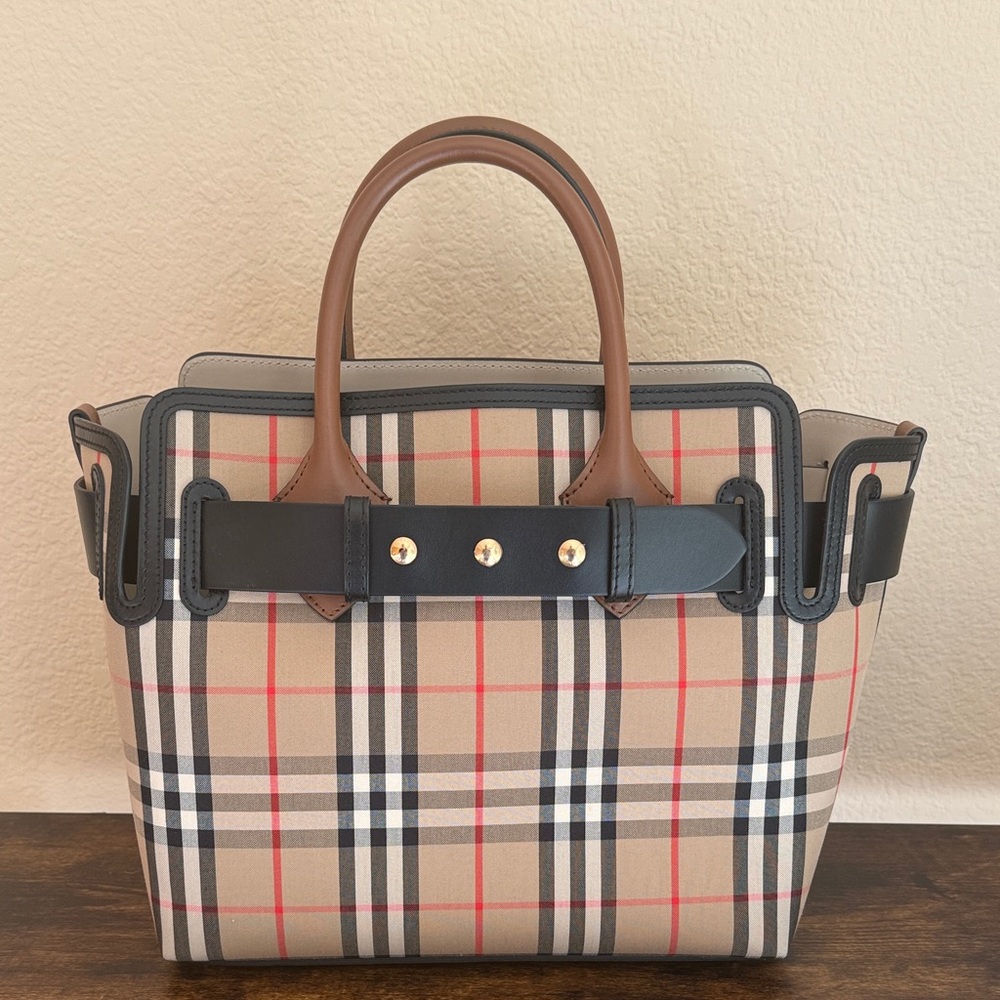 Burberry Vintage Check Triple Stud Belt Bag